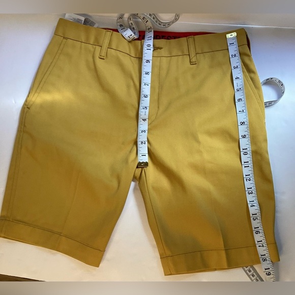 Levi Strauss’s Sta-Press mustard unisex shorts.  30 waist - Picture 6 of 11